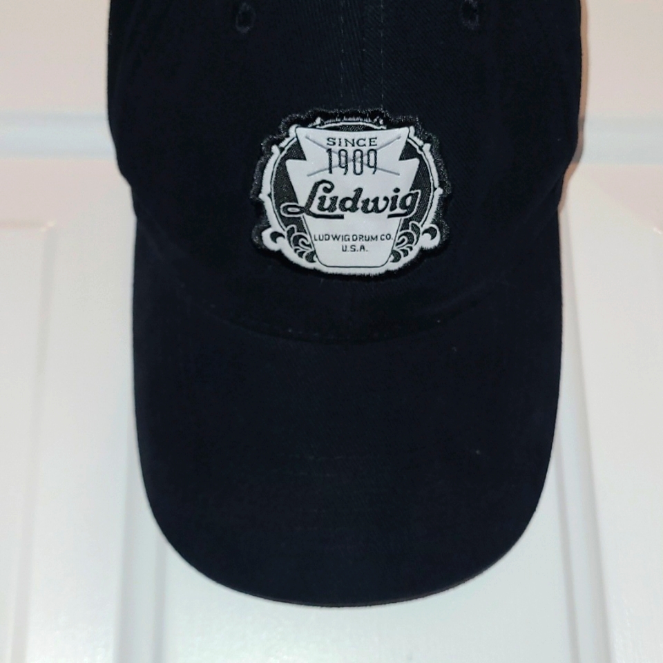 Ludwig Drum Co. Black Hat With Logo, Nwot